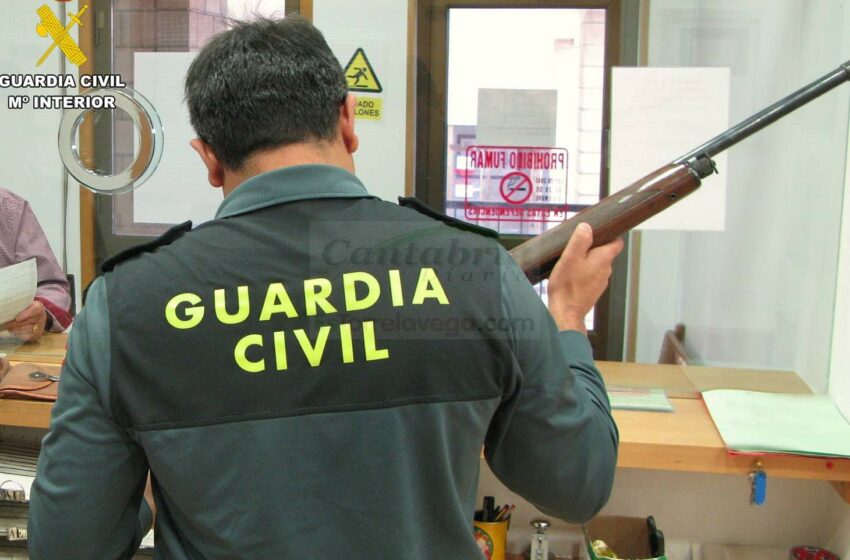 La Guardia Civil deniega la renovación de licencia de armas al presunto autor de un delito de odio