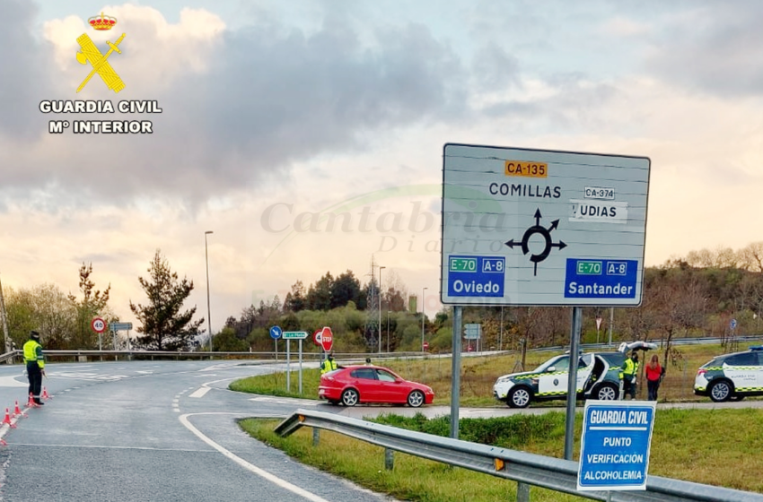 Más de cien conductores dieron positivo en alcohol o drogas durante los carnavales en Cantabria