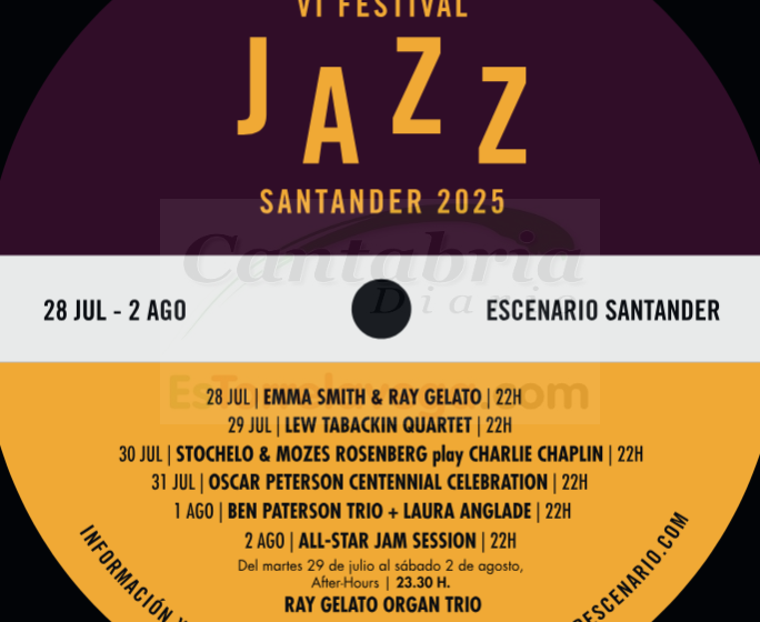 Escenario Santander acogerá la VI edición del Festival de Jazz, del 28 de julio al 2 de agosto