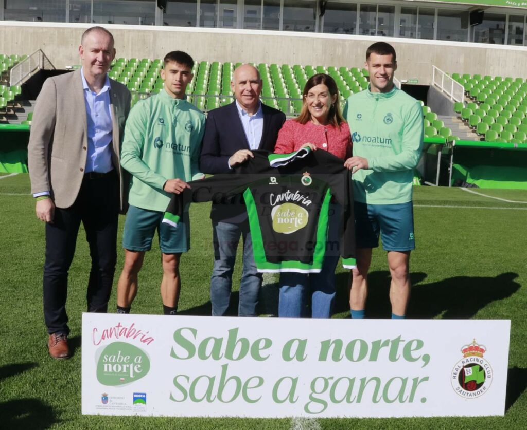 Presentada la campaña de ODECA "Sabe a norte, sabe a ganar", junto al Racing de Santander