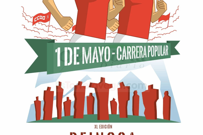 CCOO promueve la 40 edición de la tradicional carrera popular del Primero de Mayo en Reinosa