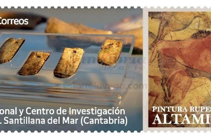  Correos dedica un sello al Museo Nacional y Centro de Investigación de Altamira en Santillana del Mar