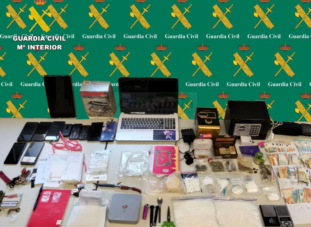 Seis detenidos en Muriedas por tráfico de cocaína