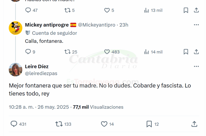  «Mejor fontanera que ser tu madre», así respondió en Twitter la socialista señalada por la «operación clandestina» contra la UCO