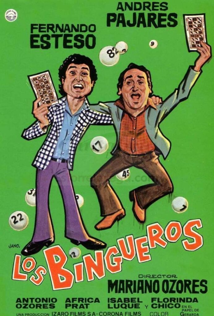 En la imagen la portada de "Los bingueros", uno de los muchos éxitos de taquilla que dirigió Mariano Ozores - Muere Mariano Ozores, impulsor del dúo humorístico Pajares-Esteso y director de casi cien películas