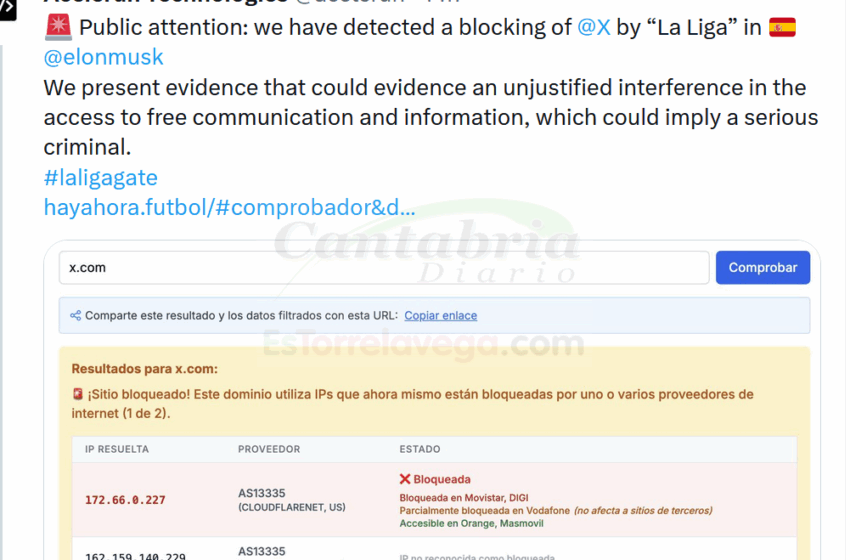  LALIGA tumbó Twitter (X), Vimeo y TUNEIN durante el partido Barcelona-Real Madrid