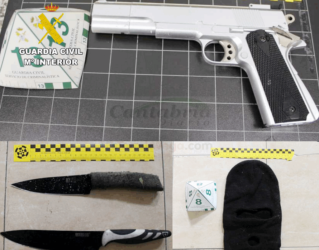 Esclarecidos cinco robos con violencia e intimidación y detenidos los presuntos autores