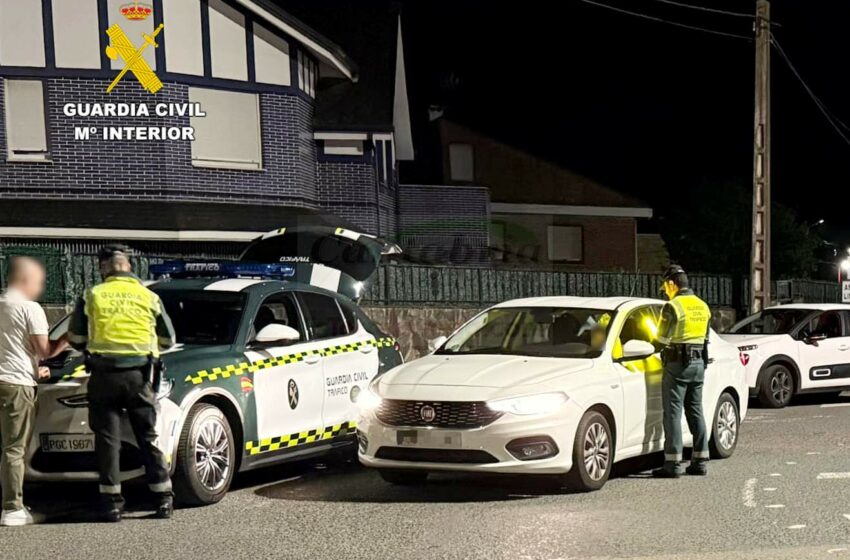  La Guardia Civil detectó 32 positivos en alcohol o drogas e interceptó a un conductor en sentido contrario