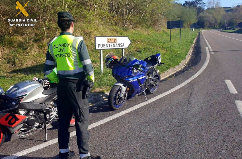 La Guardia Civil formuló más de 100 denuncias en las últimas campañas de control de motocicletas y transporte escolar