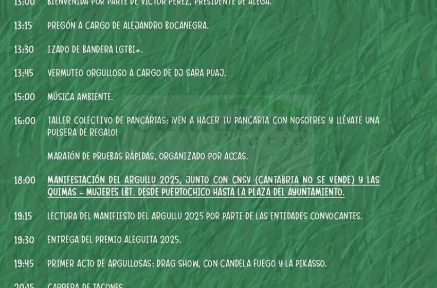  Santander se suma mañana al Día Internacional del Orgullo LGTBI+ con actividades, manifestación y música
