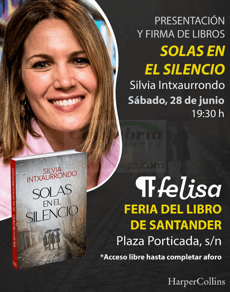 Silvia Intxaurrondo presenta su primera novela este sábado 28 de junio en Santander