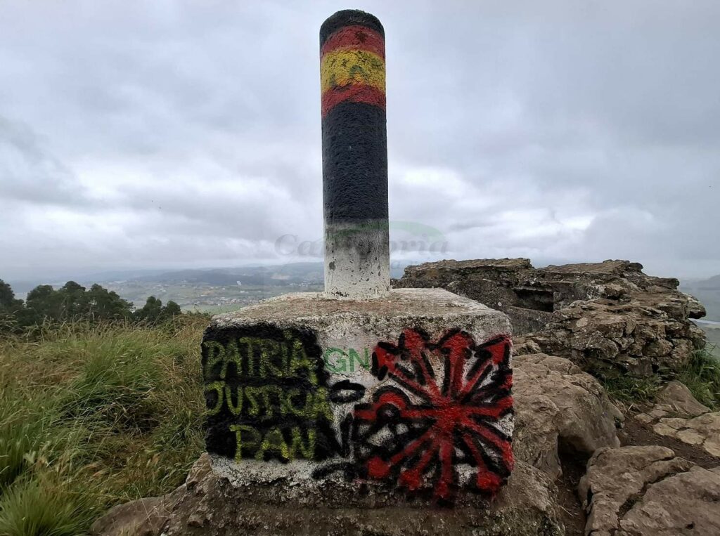 El PSOE denuncia "actos de vandalismo fascista" en el monte de La Picota