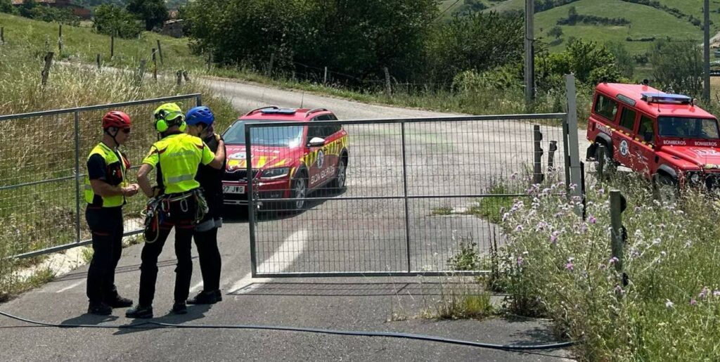 Rescatada por un ataque de pánico en la Vía Ferrata de La Hermida