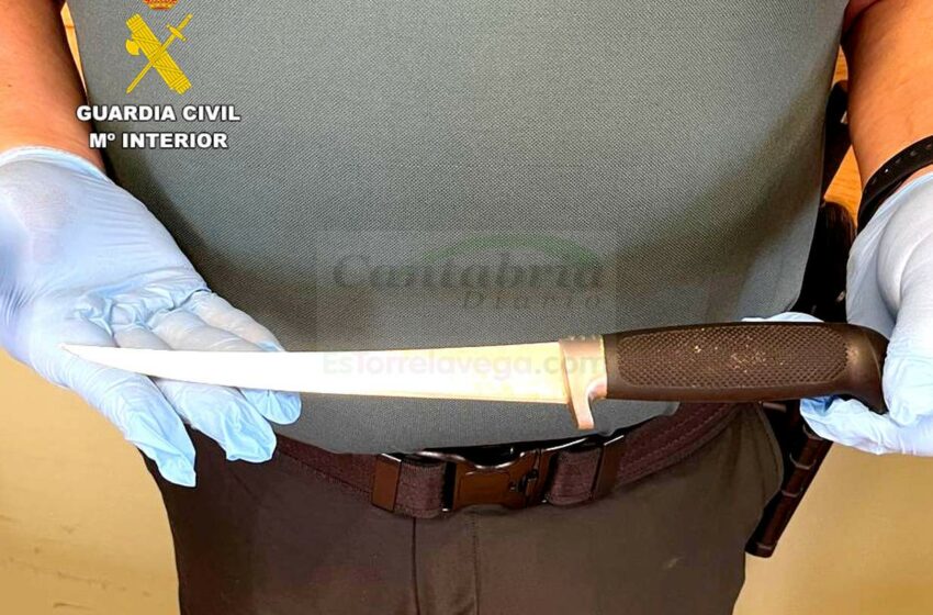  Pillado en Noja tras cometer un robo con un gran cuchillo