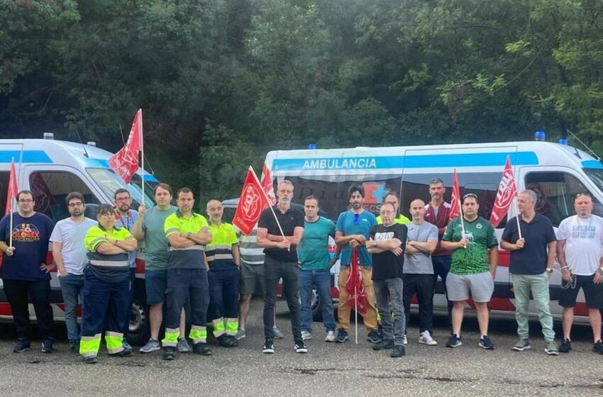 Los sindicatos denuncian judicialmente la «vulneración» del derecho de huelga en las ambulancias de DIAVIDA