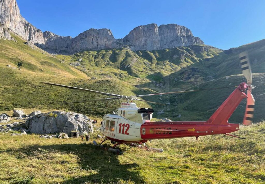 Rescatado un niño madrileño herido por una caída en el Pico San Carlos, en Camaleño