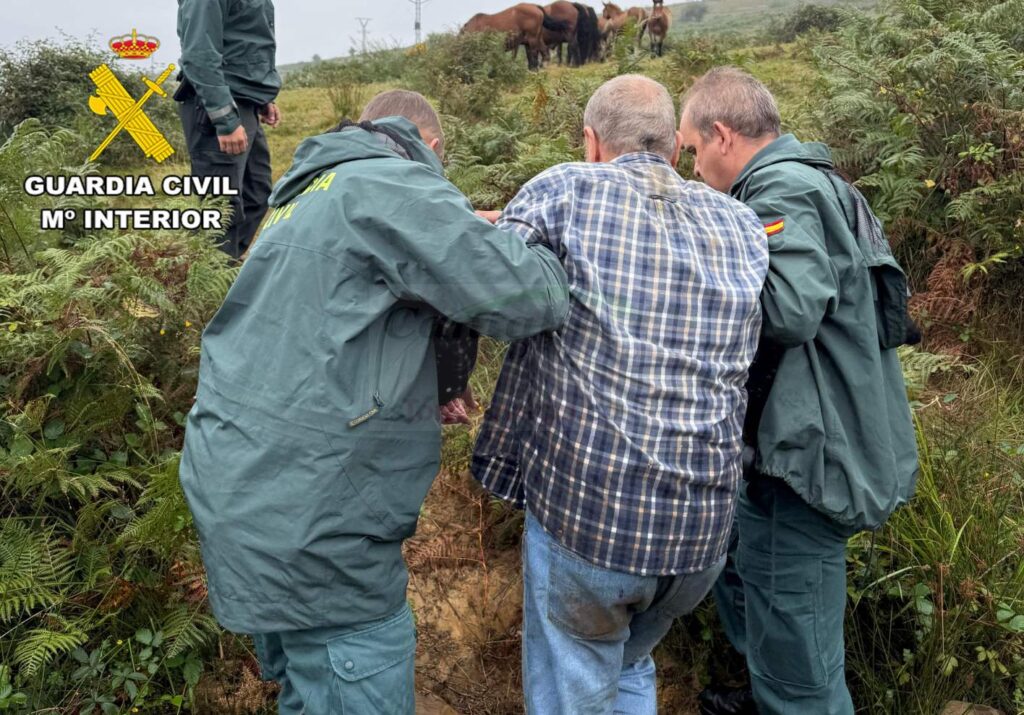 La Guardia Civil rescata a un varón de 81 años que desapareció en Arenas de Iguña