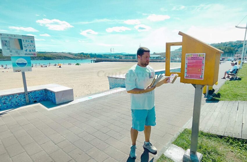  Suances instala tres casetas para compartir libros