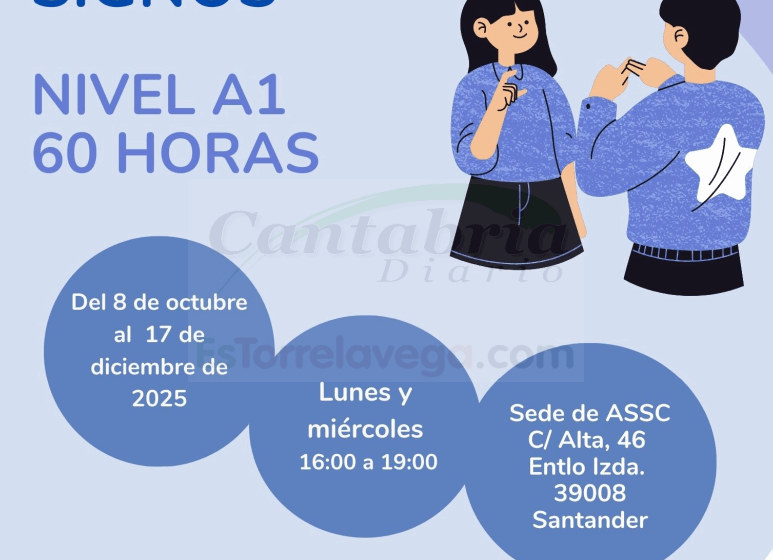  Santander organiza un nuevo curso presencial de lengua de signos