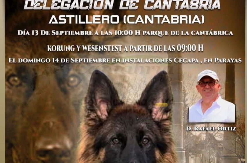  La Cantábrica acogerá el sábado 13 de septiembre una actividad del Real Club Español del Perro Pastor Alemán