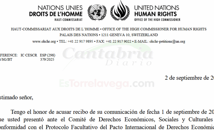  La ONU pide la suspensión de un desahucio en Cantabria