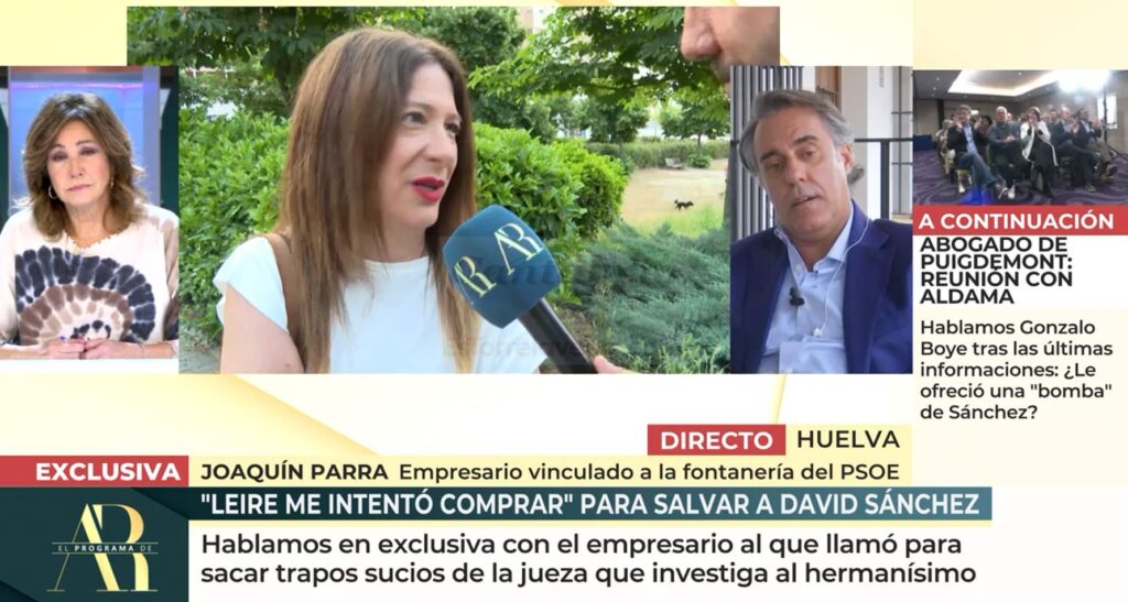 Foto: TELECINCO - Petróleo, fútbol y "fontaneros": el caso Leire Díez se complica con nuevos protagonistas