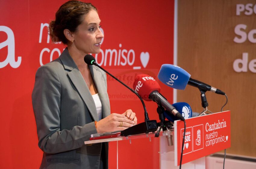 Ainoa Quiñones - Foto PSOE - El PSOE critica que el futuro alcalde de Tudanca "ya tiene todo un historial de mentiras a sus espaldas"