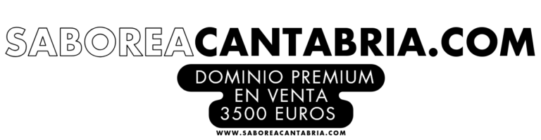 SABOREACANTABRIA.COM DOMINIO PREMIUM EN VENTA