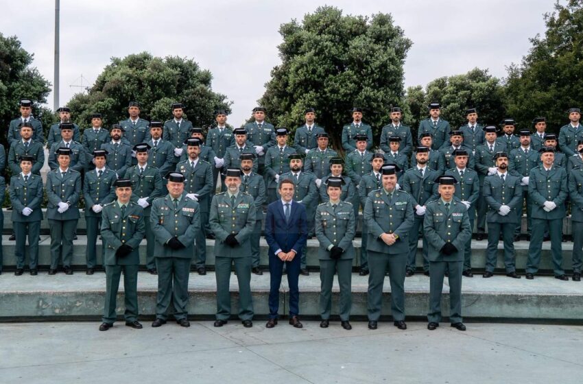 Cantabria recibe 65 nuevos agentes de la Guardia Civil