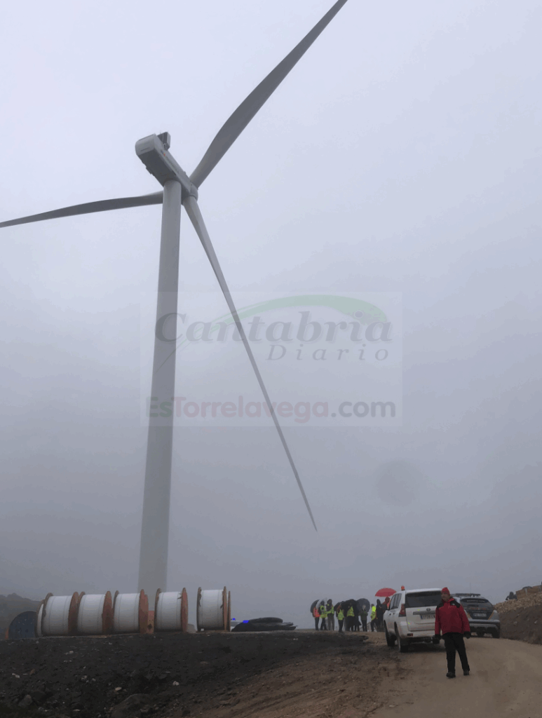 Protestas por las obras del Polígono Eólico del Escudo