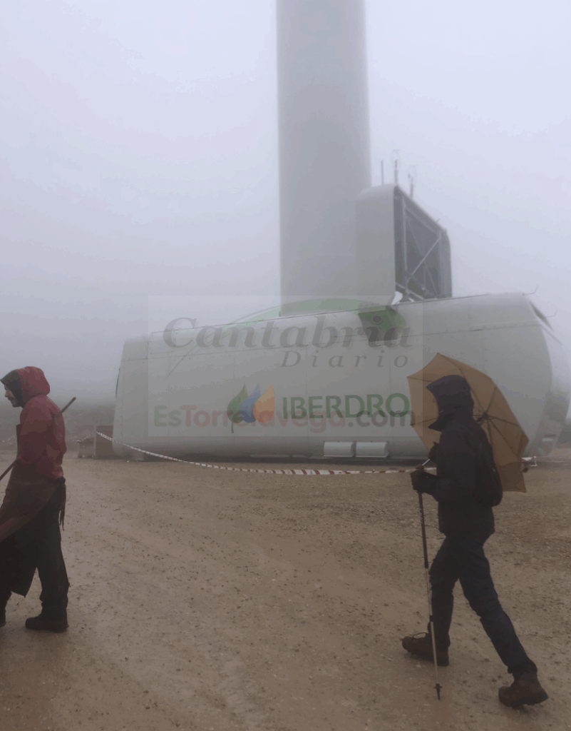 Protestas por las obras del Polígono Eólico del Escudo