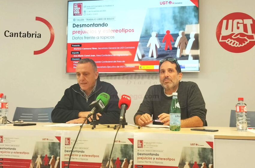  UGT desmiente los bulos sobre la inmigración, que ‘sostiene el crecimiento demográfico y económico de Cantabria’