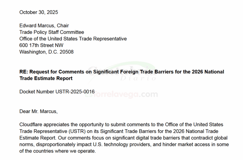 CloudFlare lleva a la administración Trump los bloqueos masivos de LALIGA