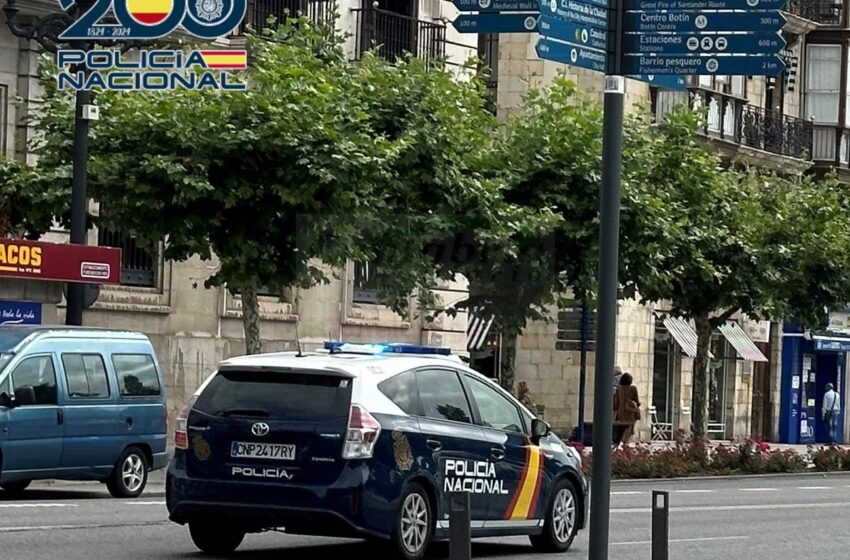  Detenido por robo con violencia en una céntrica parroquia de Santander