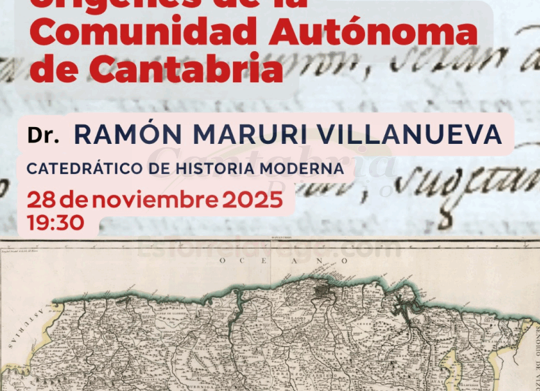  El centro CASYC acogerá la conferencia «Relato y razón histórica en los orígenes de la Comunidad Autónoma de Cantabria» de Ramón Maruri
