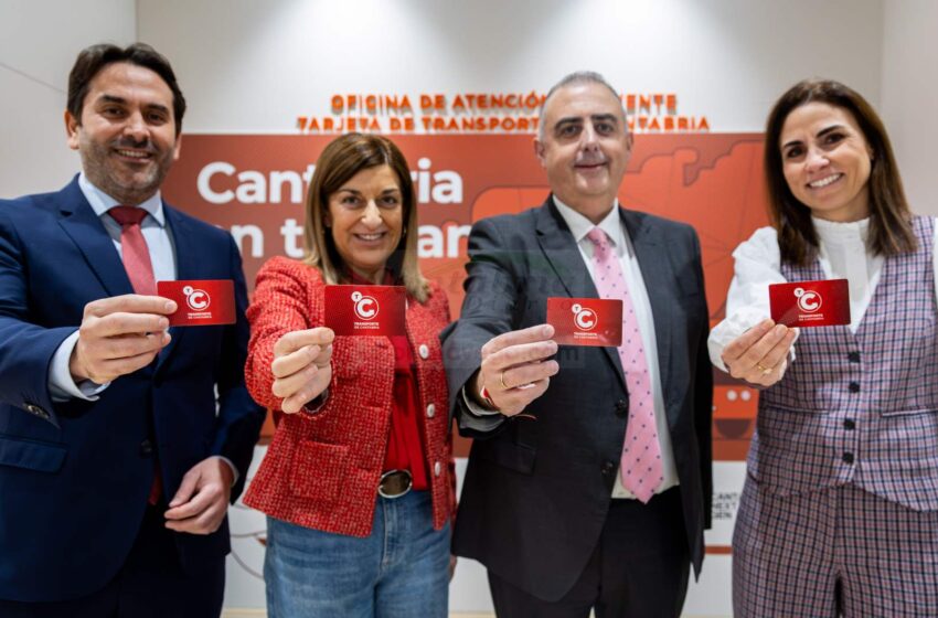  Cantabria lanza la tarjeta única de transporte en autobuses regionales y urbanos