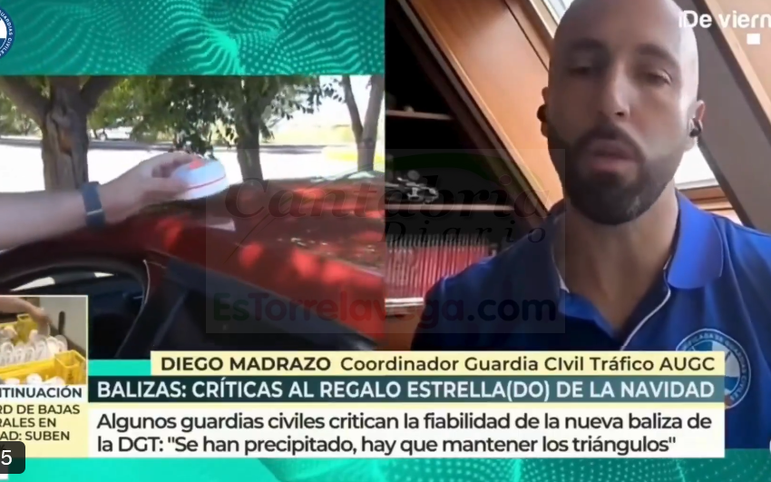 Guardias Civiles animan a seguir usando los triángulos, pese a la baliza obligatoria V16