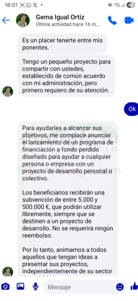 La alcaldesa de Santander denuncia la suplantación de su identidad en redes sociales