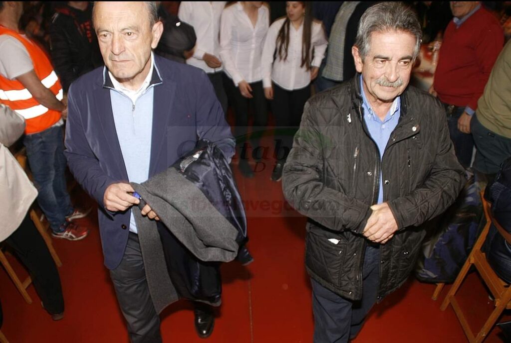 Javier López Marcano y Miguel Ángel Revilla en una foto de archivo - (C) Foto: David Laguillo/CANTABRIA DIARIO