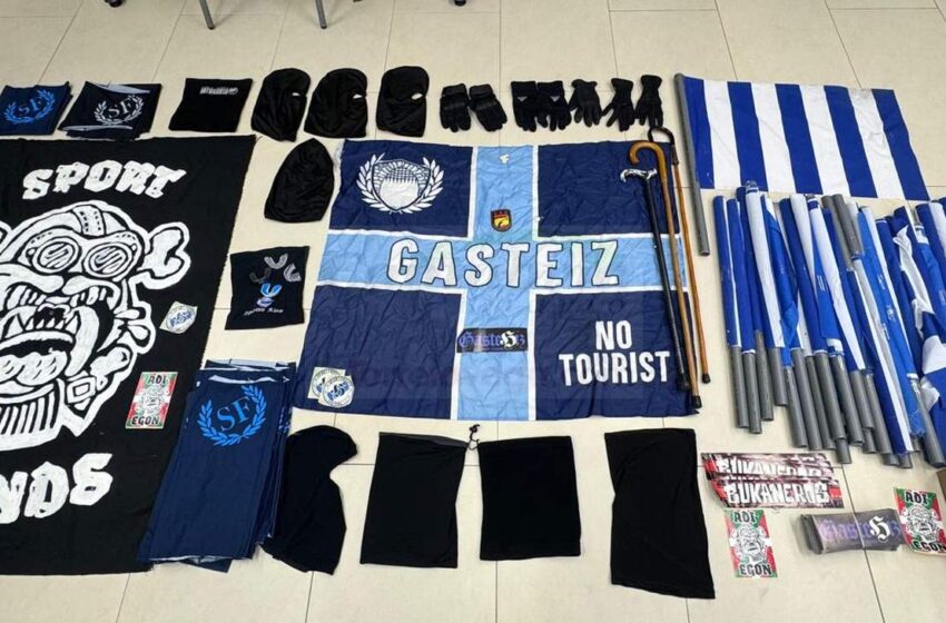  La Policía Nacional frustra una pelea pactada entre cerca de 130 ultras del Racing y del Alavés