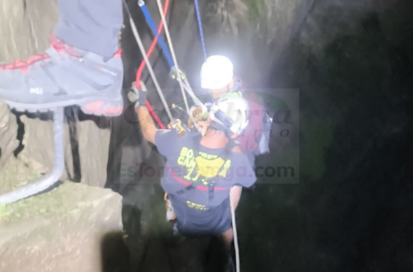  Rescatado un valenciano que hacía rapel en una vía ferrata de Ramales de la Victoria